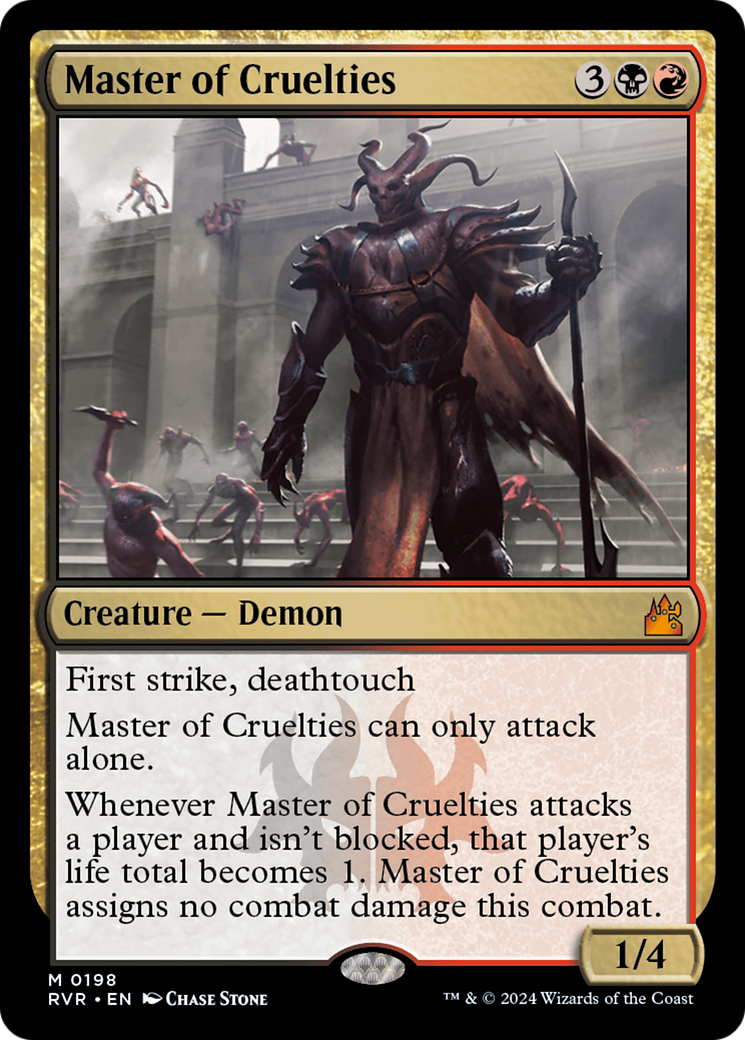 Master of Cruelties [Ravnica Remastered] | Jomio and Rueliete's Cards and Comics
