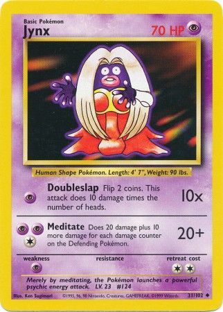 Jynx (31/102) [Base Set Unlimited] | Jomio and Rueliete's Cards and Comics
