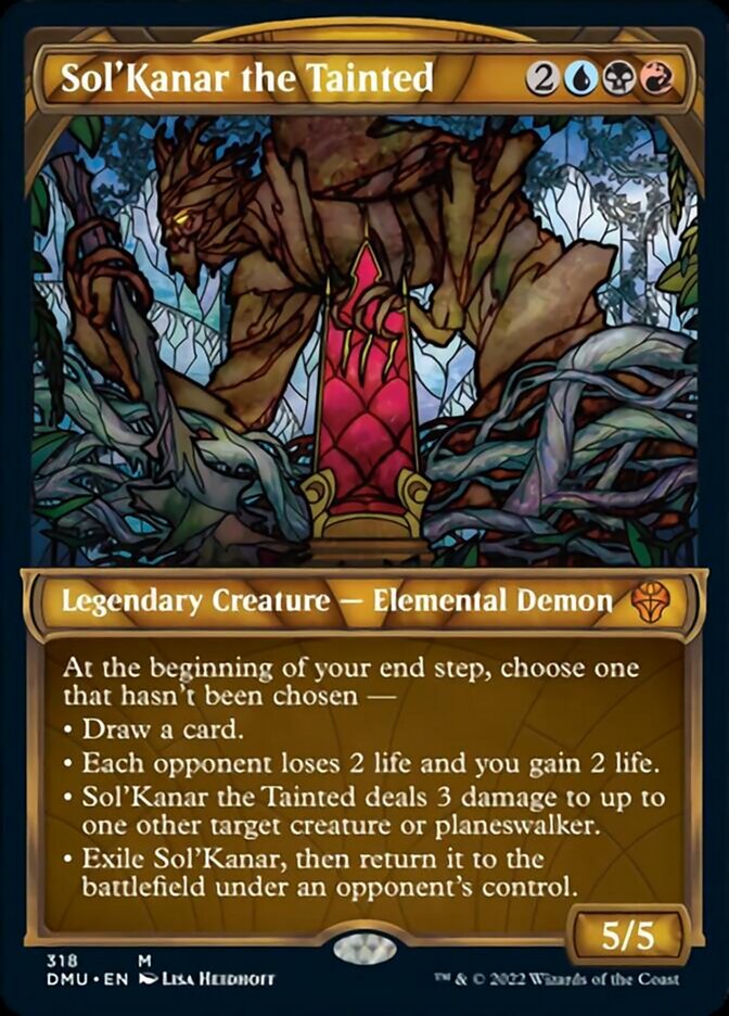 Sol'Kanar the Tainted (Showcase) [Dominaria United] | Jomio and Rueliete's Cards and Comics