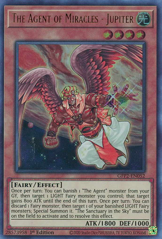 The Agent of Miracles - Jupiter [GFP2-EN052] Ultra Rare | Jomio and Rueliete's Cards and Comics