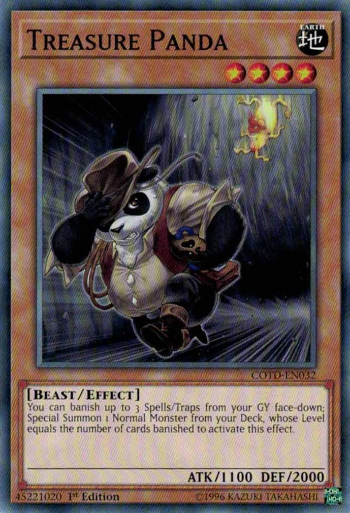 Treasure Panda [COTD-EN032] Common | Jomio and Rueliete's Cards and Comics