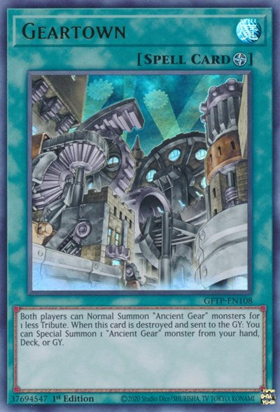 Geartown [GFTP-EN108] Ultra rare | Jomio and Rueliete's Cards and Comics
