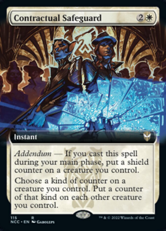 Contractual Safeguard (Extended Art) [Streets of New Capenna Commander] | Jomio and Rueliete's Cards and Comics