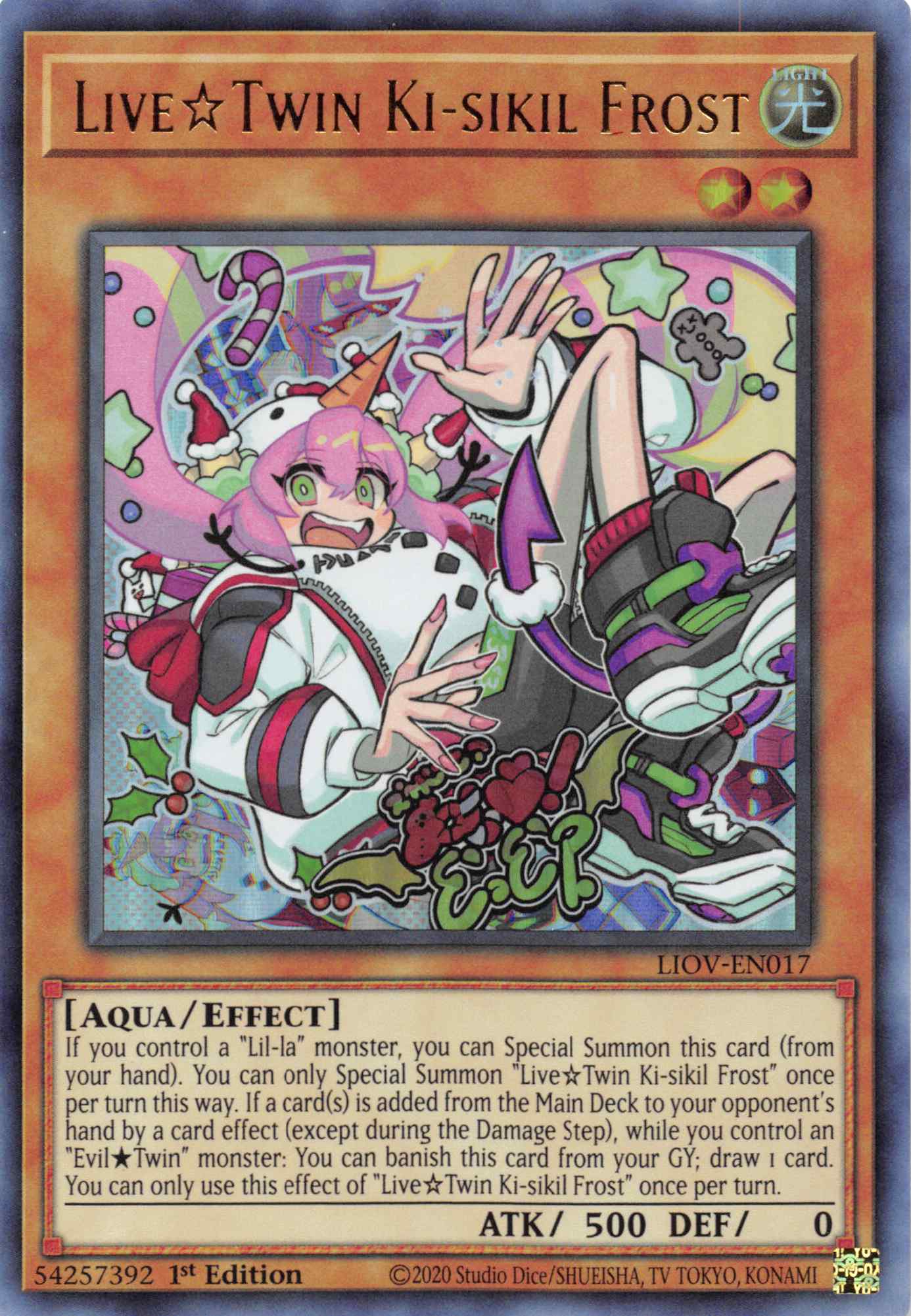 Live Twin Ki-sikil Frost [LIOV-EN017] Ultra Rare | Jomio and Rueliete's Cards and Comics