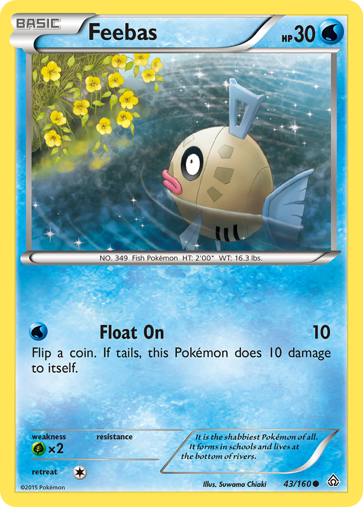 Feebas (43/160) [XY: Primal Clash] | Jomio and Rueliete's Cards and Comics