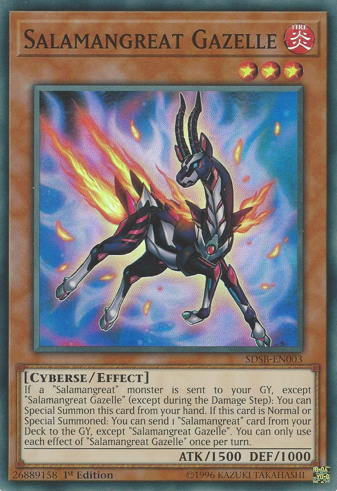 Salamangreat Gazelle [SDSB-EN003] Super Rare | Jomio and Rueliete's Cards and Comics