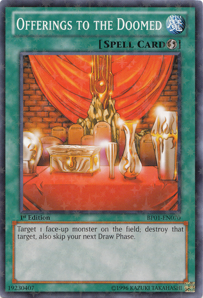 Offerings to the Doomed [BP01-EN070] Starfoil Rare | Jomio and Rueliete's Cards and Comics