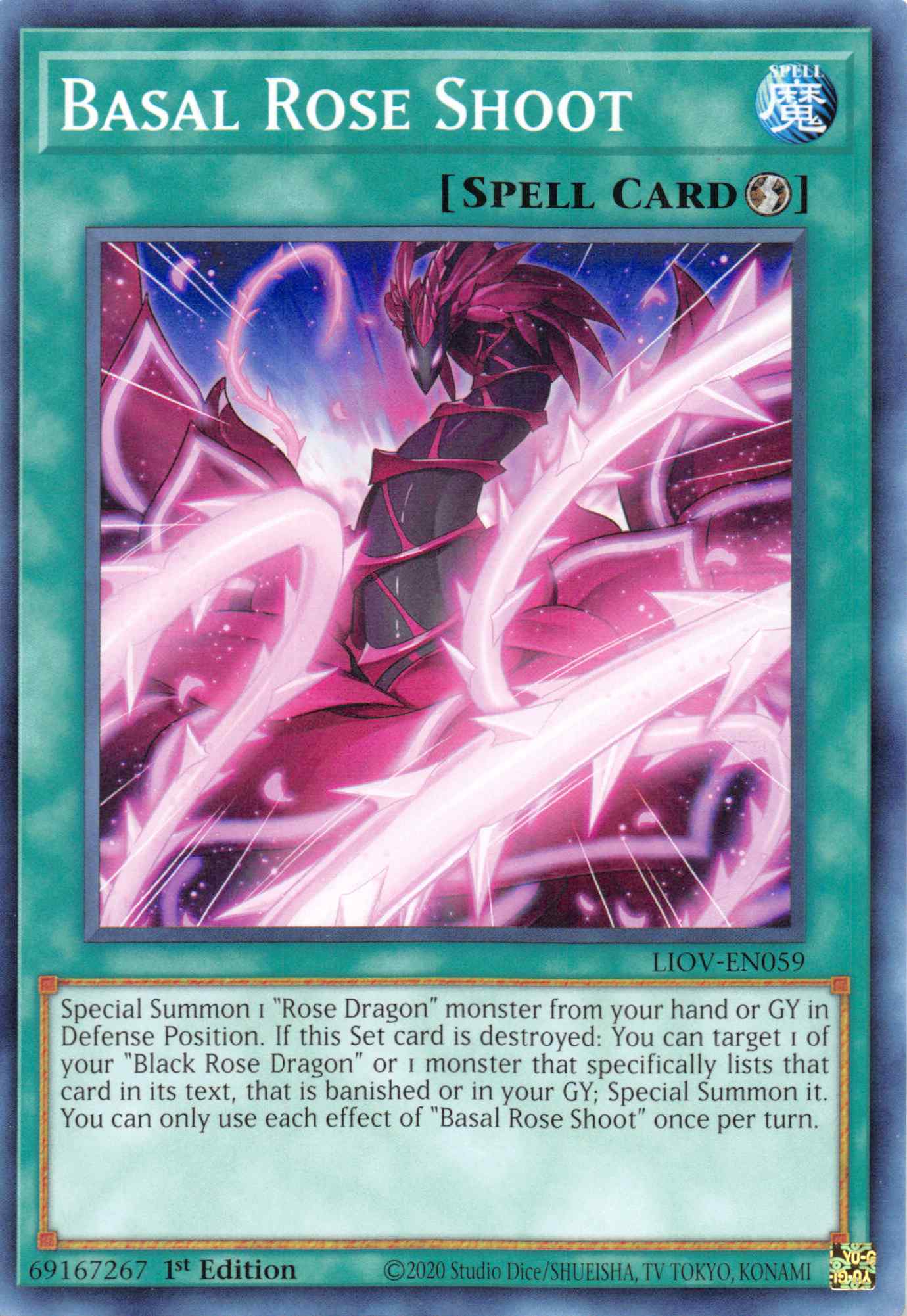 Basal Rose Shoot [LIOV-EN059] Common | Jomio and Rueliete's Cards and Comics