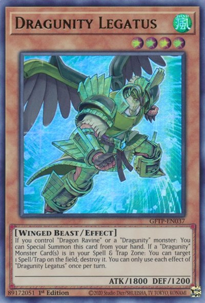 Dragunity Legatus [GFTP-EN037] Ultra rare | Jomio and Rueliete's Cards and Comics