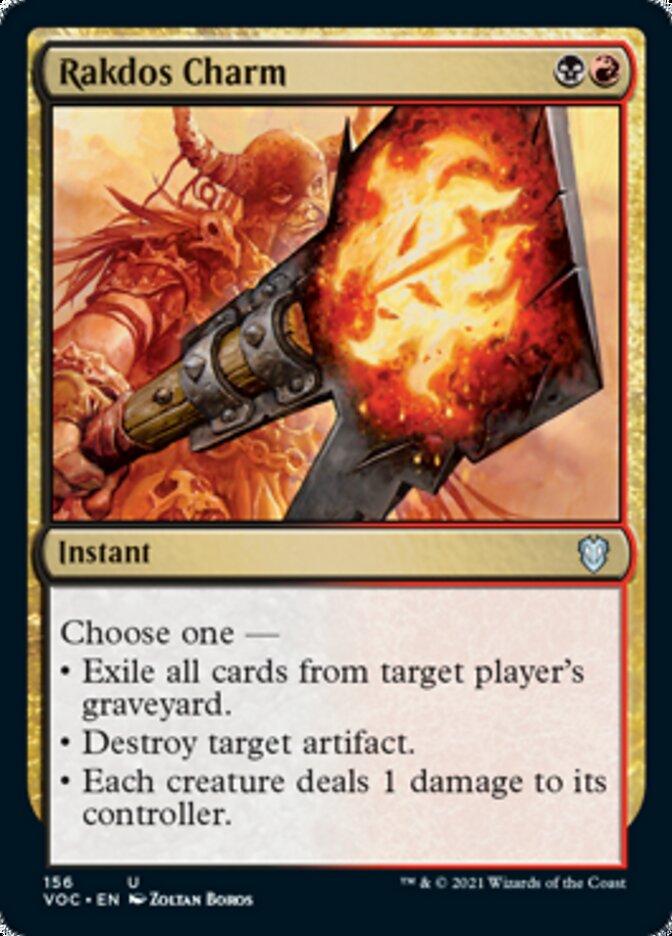 Rakdos Charm [Innistrad: Crimson Vow Commander] | Jomio and Rueliete's Cards and Comics