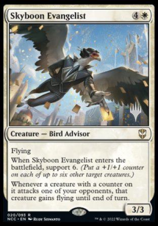 Skyboon Evangelist (Promo Pack) [Streets of New Capenna Commander Promos] | Jomio and Rueliete's Cards and Comics