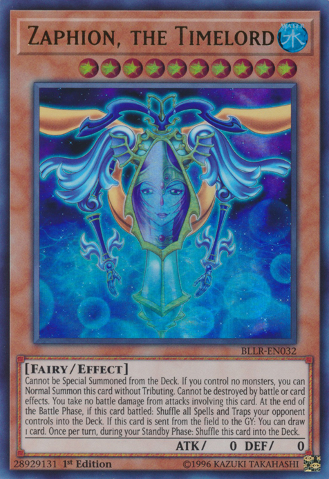 Zaphion, the Timelord [BLLR-EN032] Ultra Rare | Jomio and Rueliete's Cards and Comics