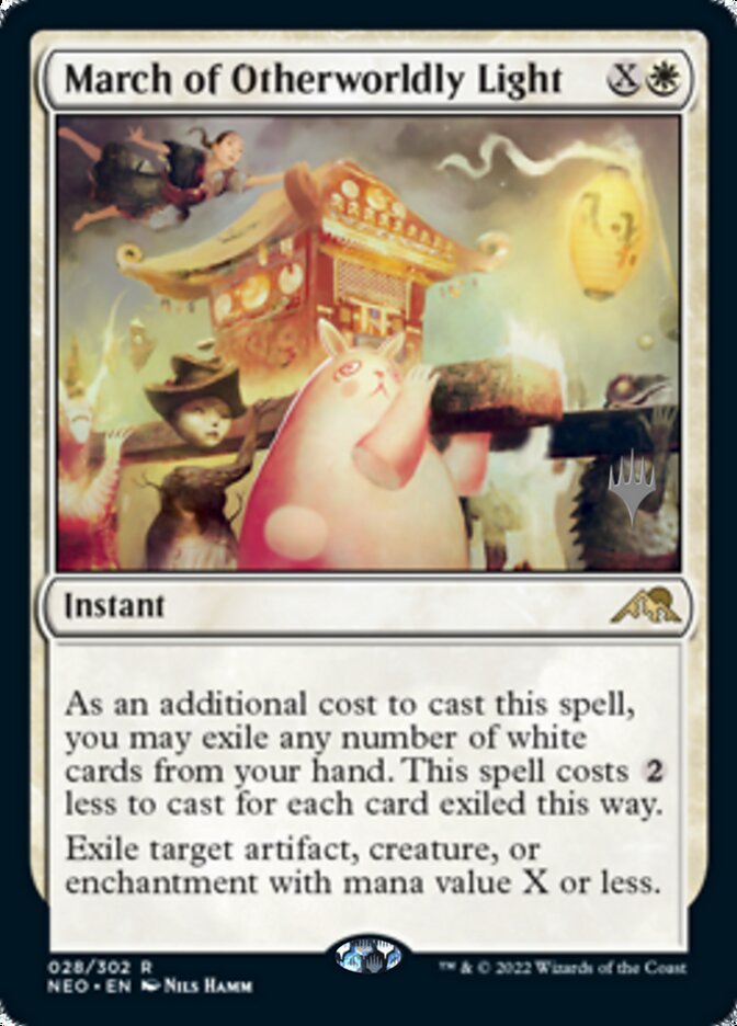 March of Otherworldly Light (Promo Pack) [Kamigawa: Neon Dynasty Promos] | Jomio and Rueliete's Cards and Comics