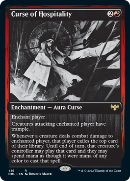 Curse of Hospitality [Innistrad: Double Feature] | Jomio and Rueliete's Cards and Comics