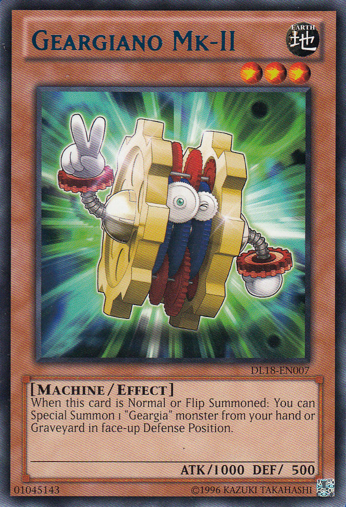Geargiano Mk-II (Blue) [DL18-EN007] Rare | Jomio and Rueliete's Cards and Comics