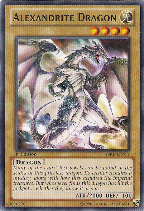 Alexandrite Dragon [YSKR-EN011] Common | Jomio and Rueliete's Cards and Comics