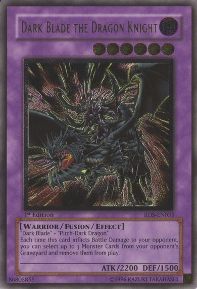Dark Blade the Dragon Knight (UTR) [RDS-EN035] Ultimate Rare | Jomio and Rueliete's Cards and Comics