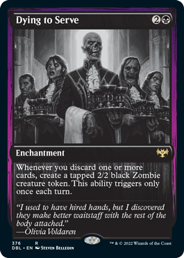 Dying to Serve [Innistrad: Double Feature] | Jomio and Rueliete's Cards and Comics