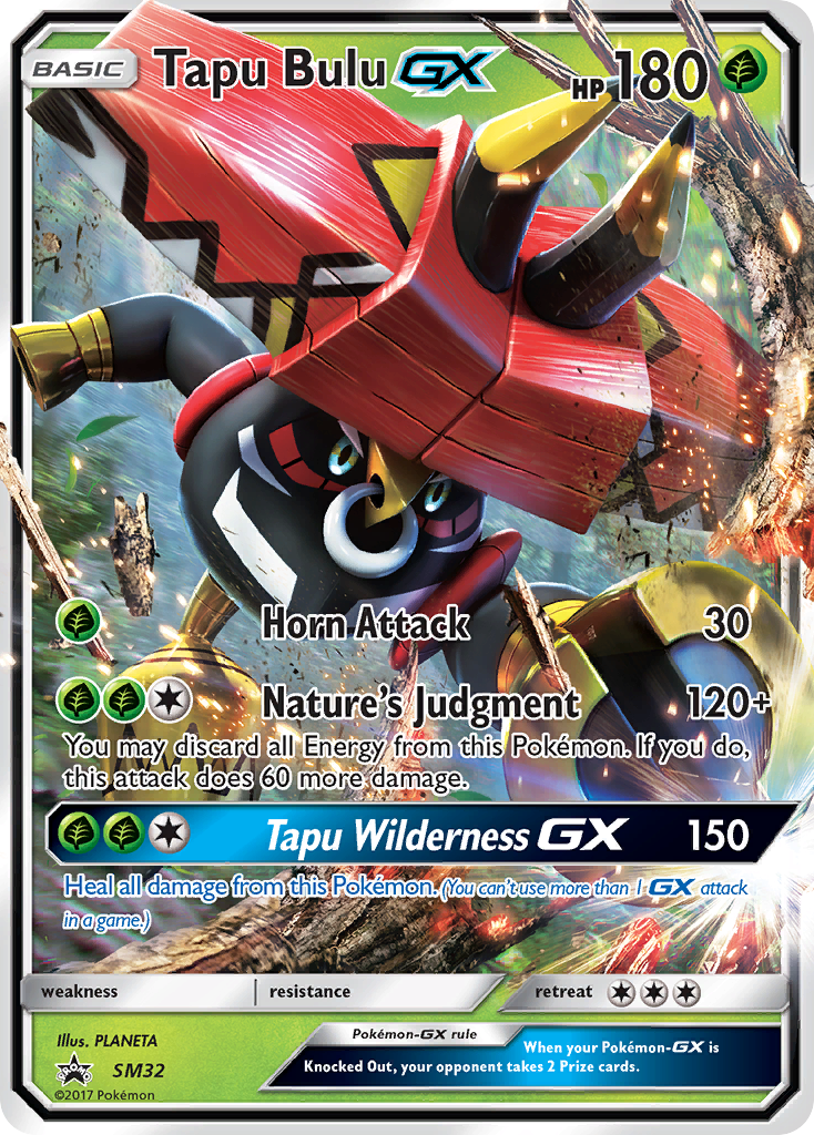 Tapu Bulu GX (SM32) [Sun & Moon: Black Star Promos] | Jomio and Rueliete's Cards and Comics