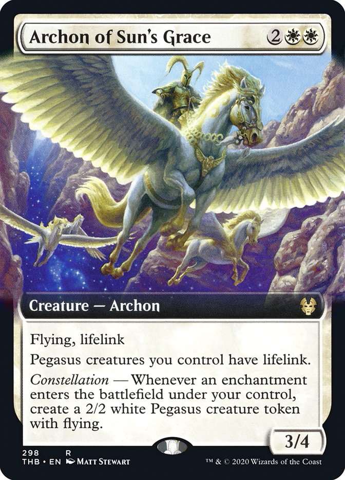 Archon of Sun's Grace (Extended Art) [Theros Beyond Death] | Jomio and Rueliete's Cards and Comics