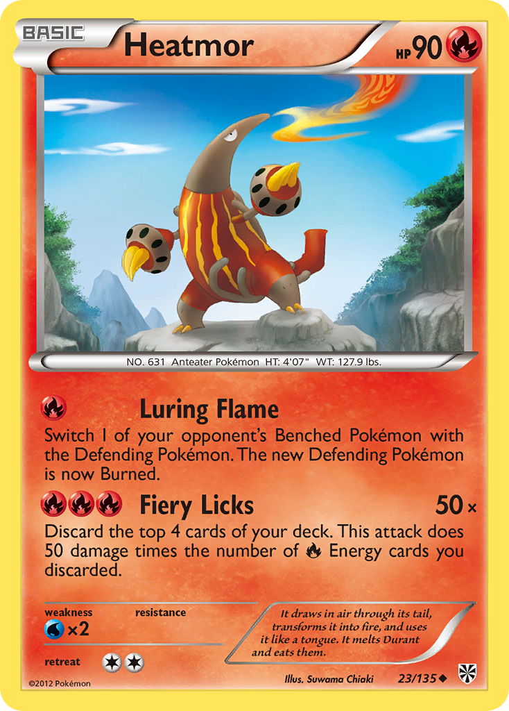 Heatmor (23/135) [Black & White: Plasma Storm] | Jomio and Rueliete's Cards and Comics