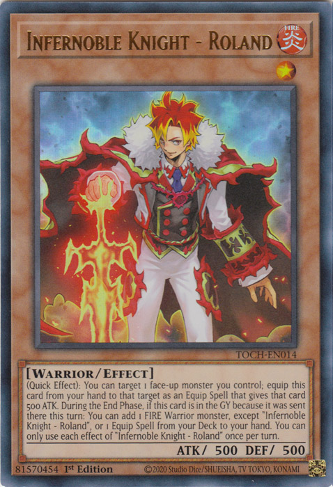 Infernoble Knight - Roland [TOCH-EN014] Ultra Rare | Jomio and Rueliete's Cards and Comics