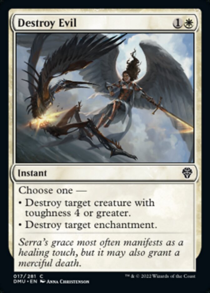 Destroy Evil [Dominaria United] | Jomio and Rueliete's Cards and Comics