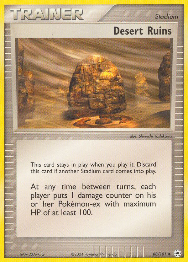 Desert Ruins (88/101) [EX: Hidden Legends] | Jomio and Rueliete's Cards and Comics