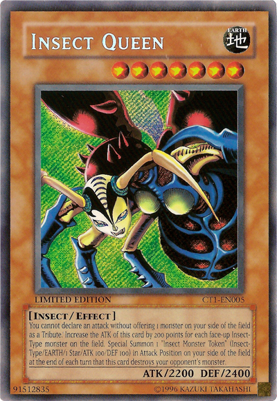 Insect Queen [CT1-EN005] Secret Rare | Jomio and Rueliete's Cards and Comics