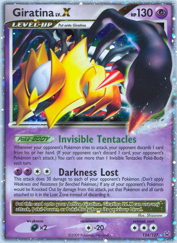Giratina LV.X (124/127) [Platinum: Base Set] | Jomio and Rueliete's Cards and Comics