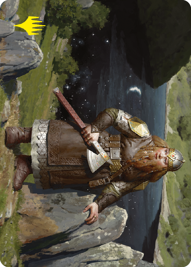 Mirrormere Guardian Art Card (Gold-Stamped Signature) [The Lord of the Rings: Tales of Middle-earth Art Series] | Jomio and Rueliete's Cards and Comics
