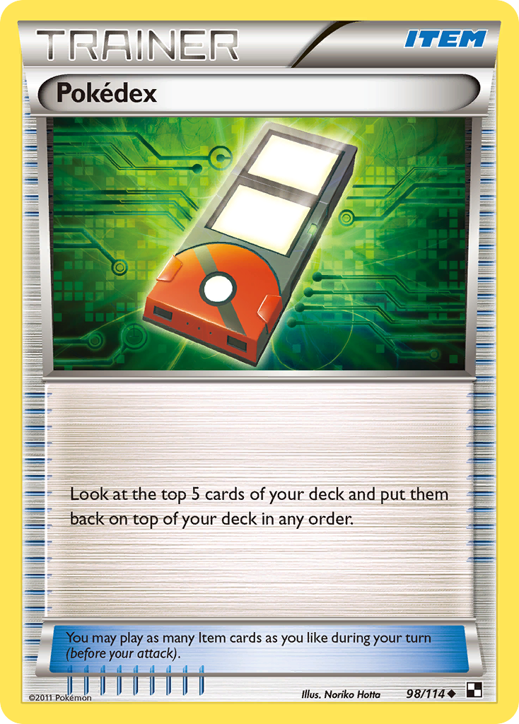 Pokedex (98/114) [Black & White: Base Set] | Jomio and Rueliete's Cards and Comics