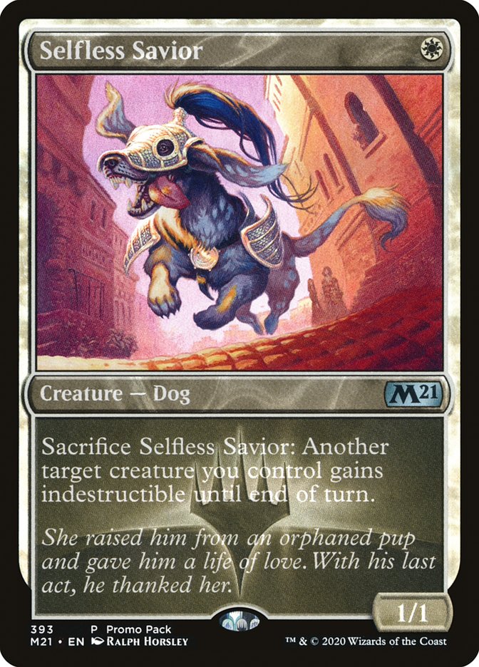 Selfless Savior (Promo Pack) [Core Set 2021 Promos] | Jomio and Rueliete's Cards and Comics