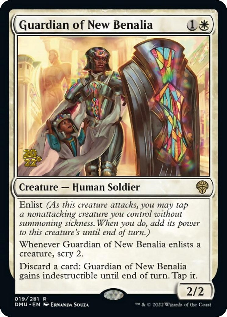 Guardian of New Benalia [Dominaria United Prerelease Promos] | Jomio and Rueliete's Cards and Comics