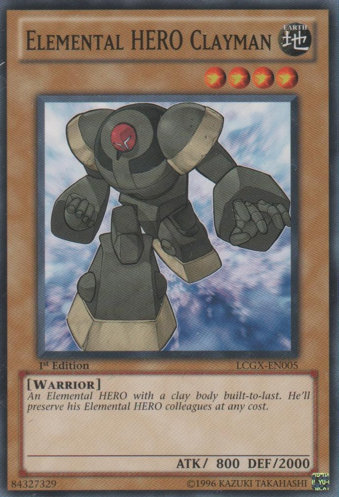 Elemental HERO Clayman [LCGX-EN005] Common | Jomio and Rueliete's Cards and Comics