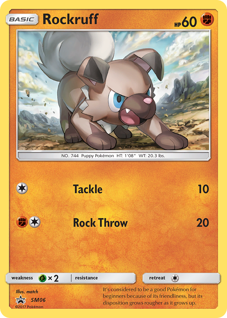 Rockruff (SM06) [Sun & Moon: Black Star Promos] | Jomio and Rueliete's Cards and Comics