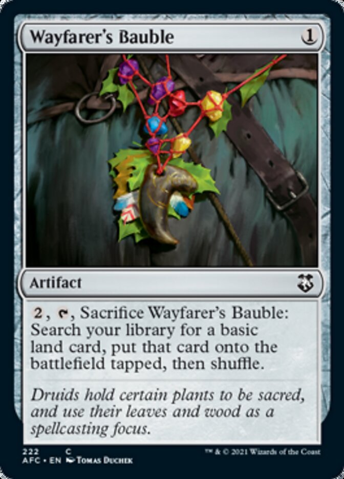 Wayfarer's Bauble [Dungeons & Dragons: Adventures in the Forgotten Realms Commander] | Jomio and Rueliete's Cards and Comics