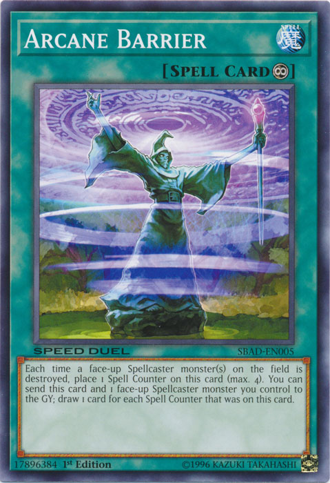 Arcane Barrier [SBAD-EN005] Common | Jomio and Rueliete's Cards and Comics