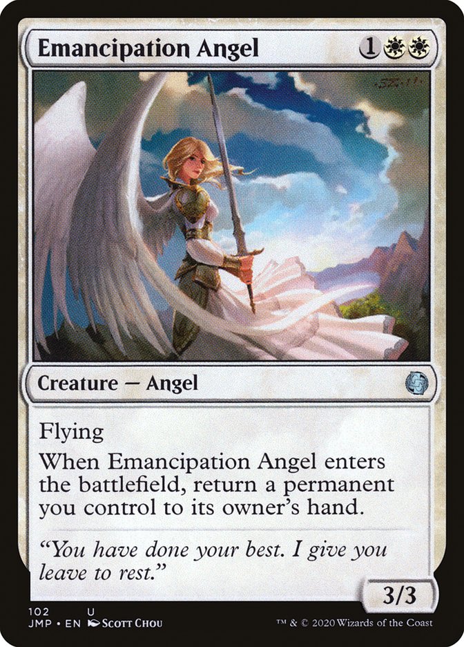 Emancipation Angel [Jumpstart] | Jomio and Rueliete's Cards and Comics