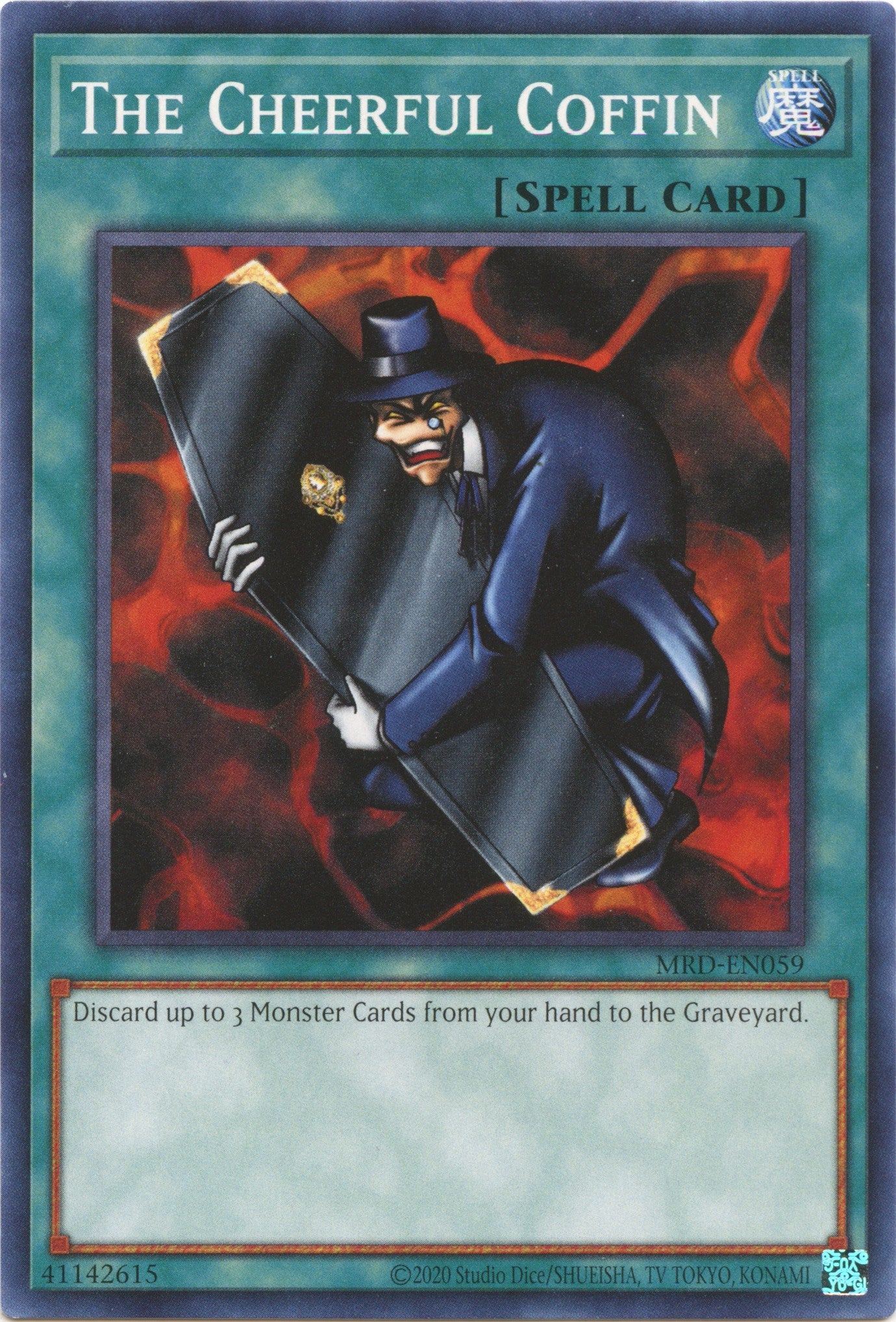 The Cheerful Coffin (25th Anniversary) [MRD-EN059] Common | Jomio and Rueliete's Cards and Comics