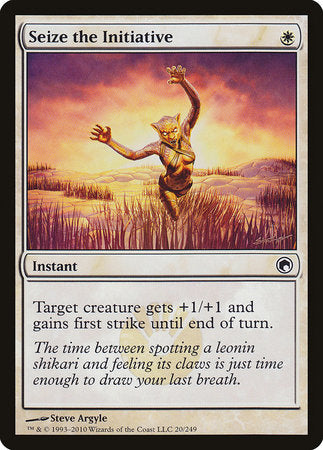 Seize the Initiative [Scars of Mirrodin] | Jomio and Rueliete's Cards and Comics