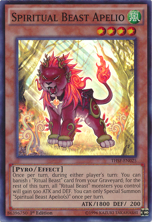 Spiritual Beast Apelio [THSF-EN025] Super Rare | Jomio and Rueliete's Cards and Comics