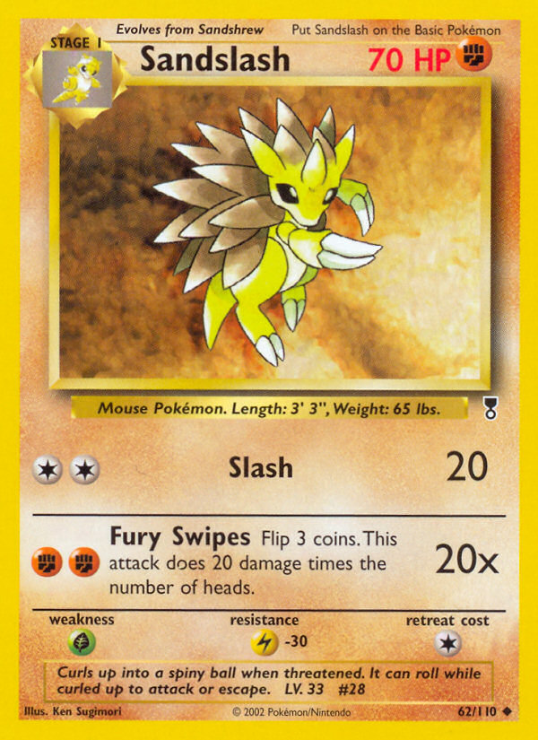 Sandslash (62/110) [Legendary Collection] | Jomio and Rueliete's Cards and Comics