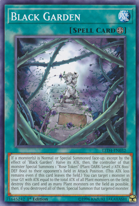 Black Garden [LED4-EN032] Common | Jomio and Rueliete's Cards and Comics
