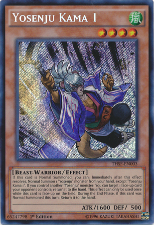 Yosenju Kama 1 [THSF-EN003] Secret Rare | Jomio and Rueliete's Cards and Comics