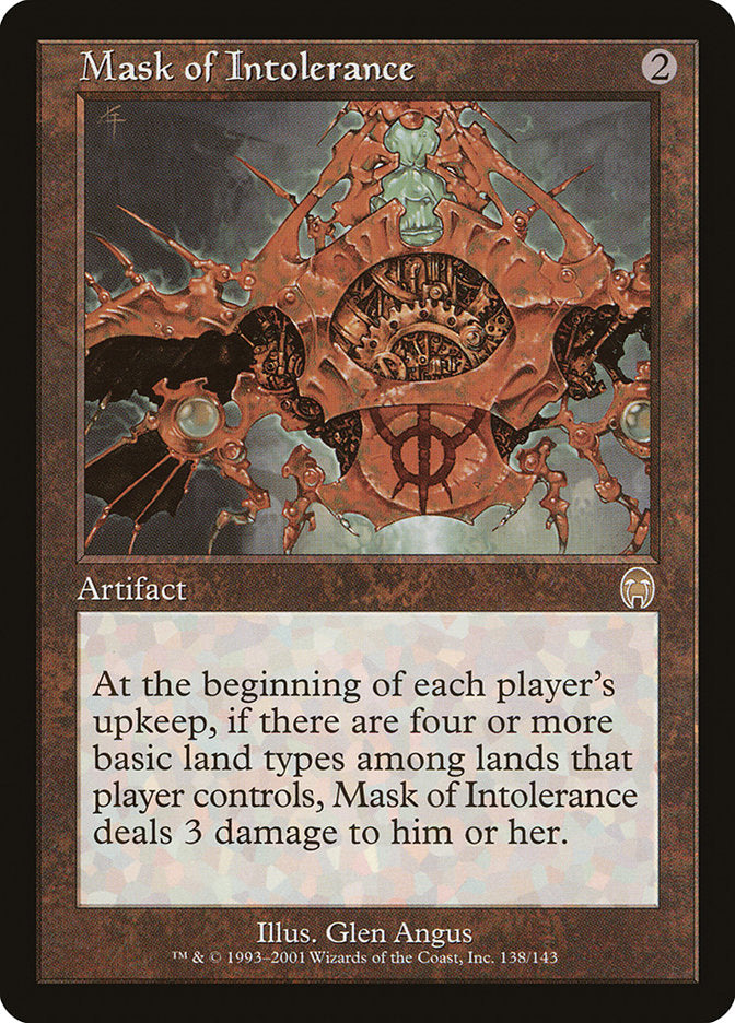 Mask of Intolerance [Apocalypse] | Jomio and Rueliete's Cards and Comics