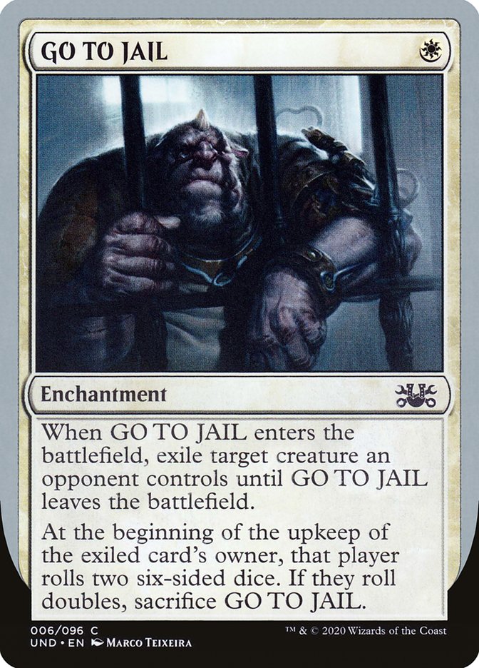 GO TO JAIL [Unsanctioned] | Jomio and Rueliete's Cards and Comics