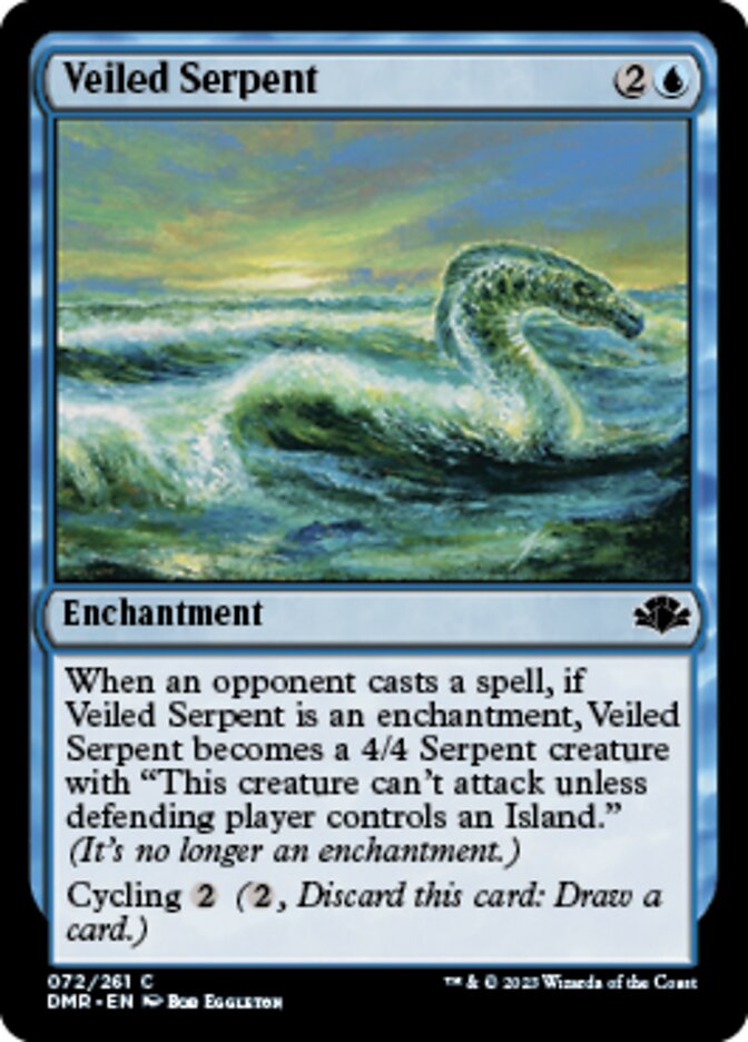 Veiled Serpent [Dominaria Remastered] | Jomio and Rueliete's Cards and Comics