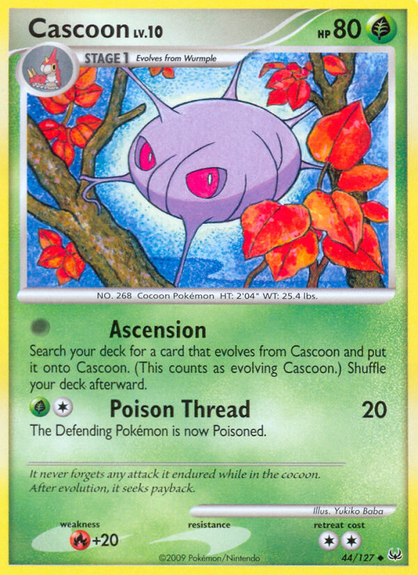 Cascoon (44/127) [Platinum: Base Set] | Jomio and Rueliete's Cards and Comics