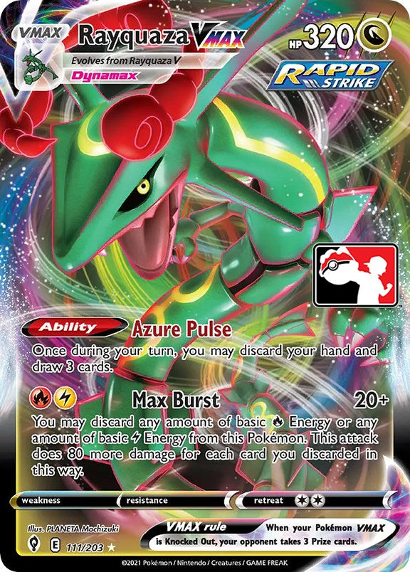 Rayquaza VMAX (111/203) [Prize Pack Series One] | Jomio and Rueliete's Cards and Comics